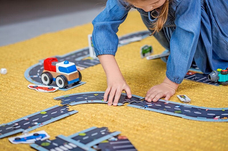Droga - puzzle z grą dla dzieci na Święta